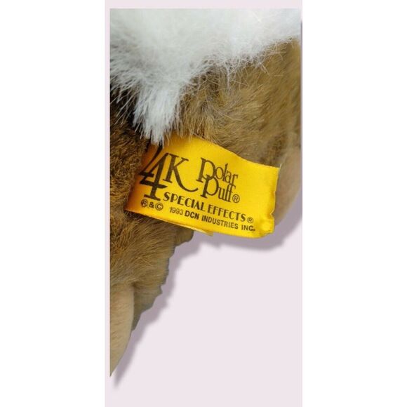 Vintage 24K Special Effects Toni Bunny Rabbit Plush Brown Realistic Buck Teeth - Picture 7 of 9